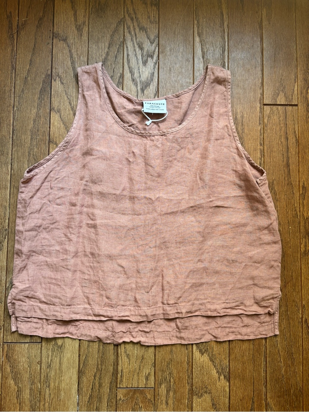 Parachute linen pj top shorts set size extra large clay NWT - Picture 2 of 10
